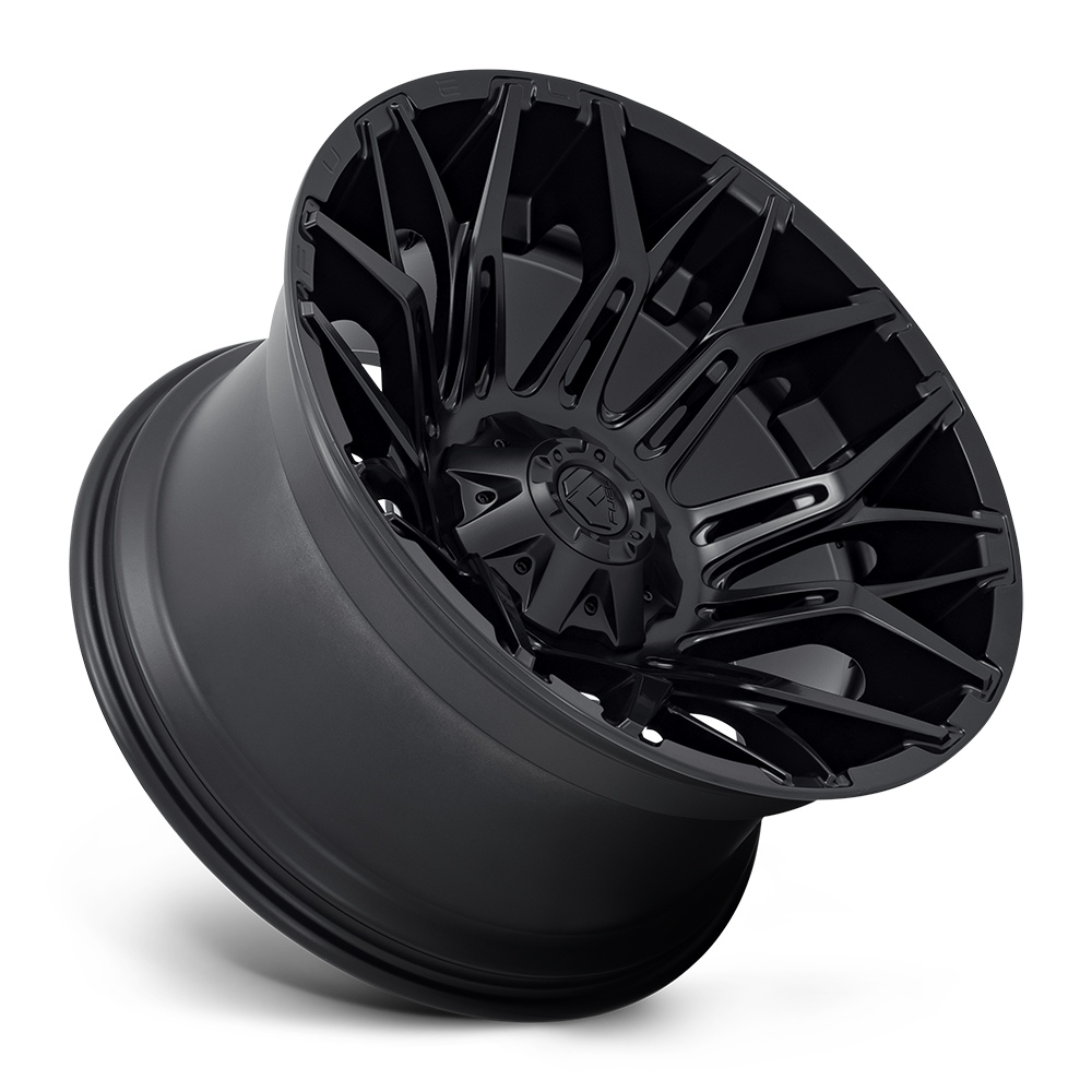 Fuel Wheels | TWITCH Front View Black