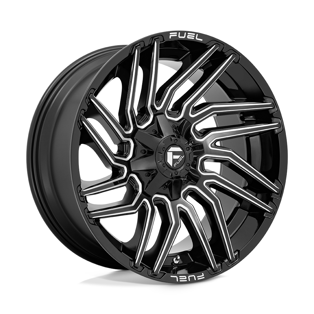 Fuel Wheels | TYPHOON Front View Black