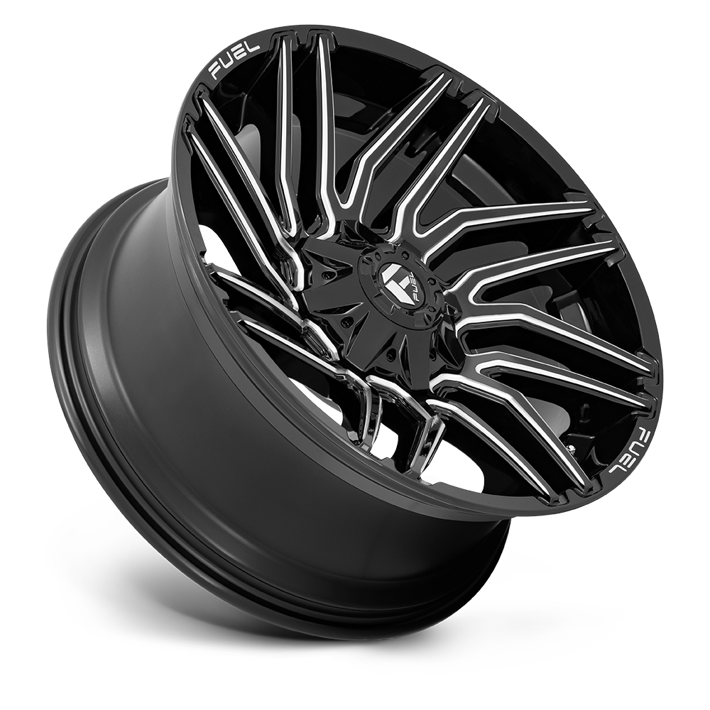 Fuel Wheels | TYPHOON Front View Black