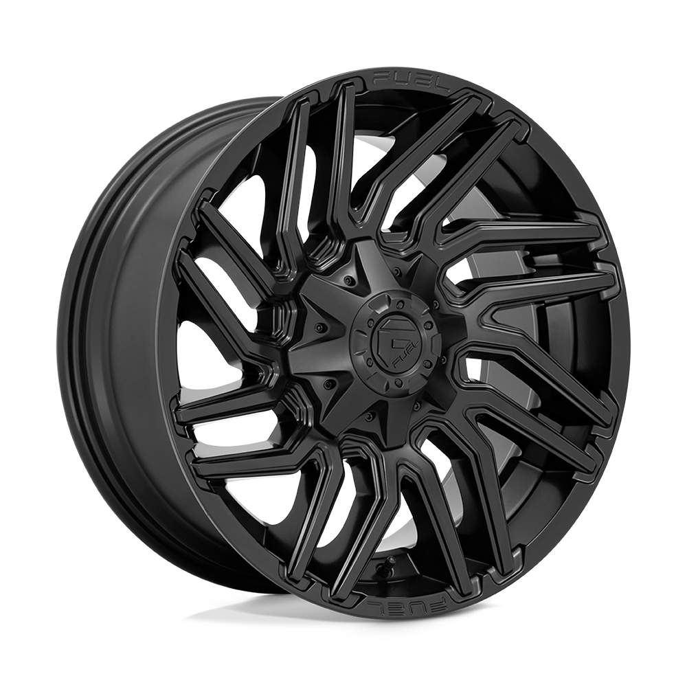 Fuel Wheels | TYPHOON Front View Black