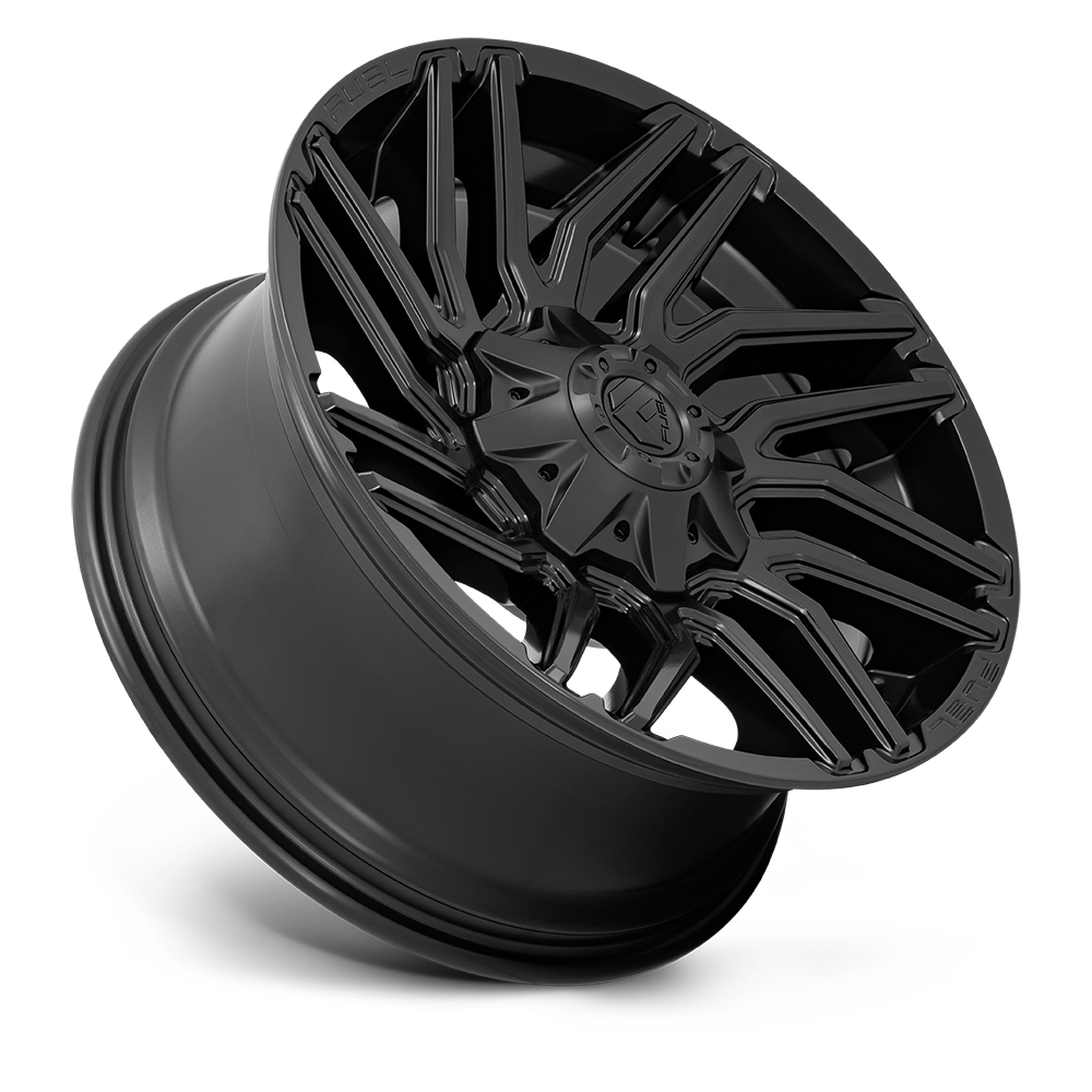 Fuel Wheels | TYPHOON Front View Black