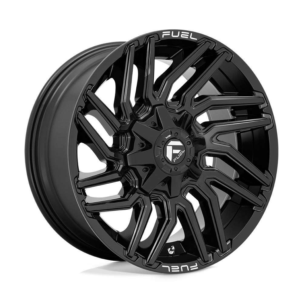 Fuel Wheels | TYPHOON Front View Black