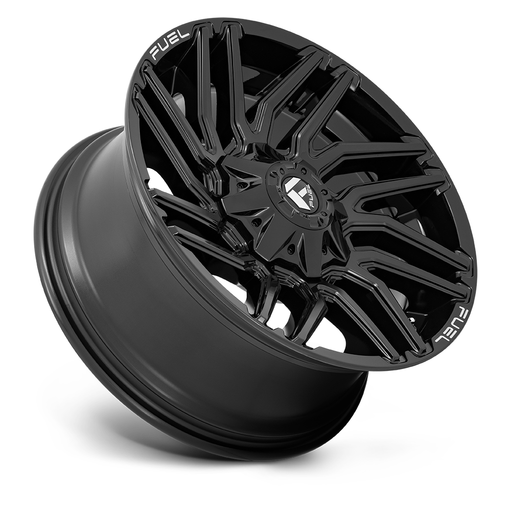 Fuel Wheels | TYPHOON Front View Black