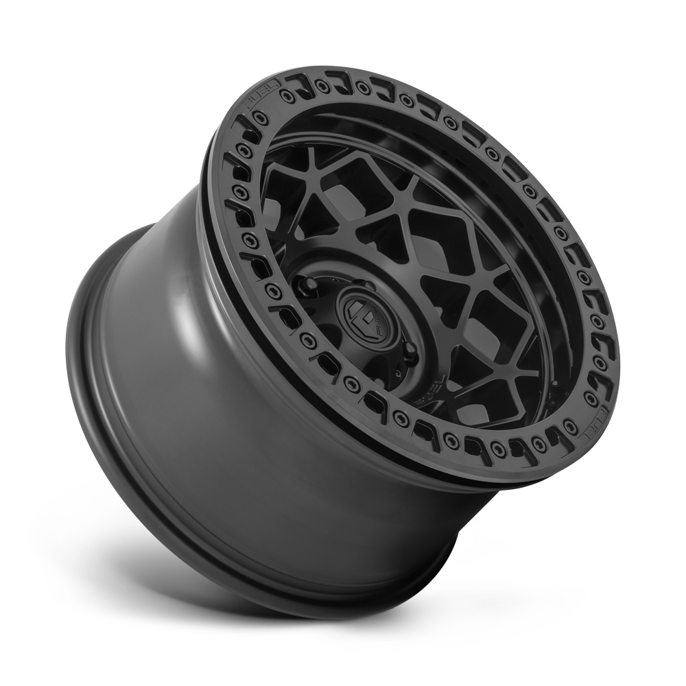 Fuel Wheels | UNIT BEADLOCK Front View Black