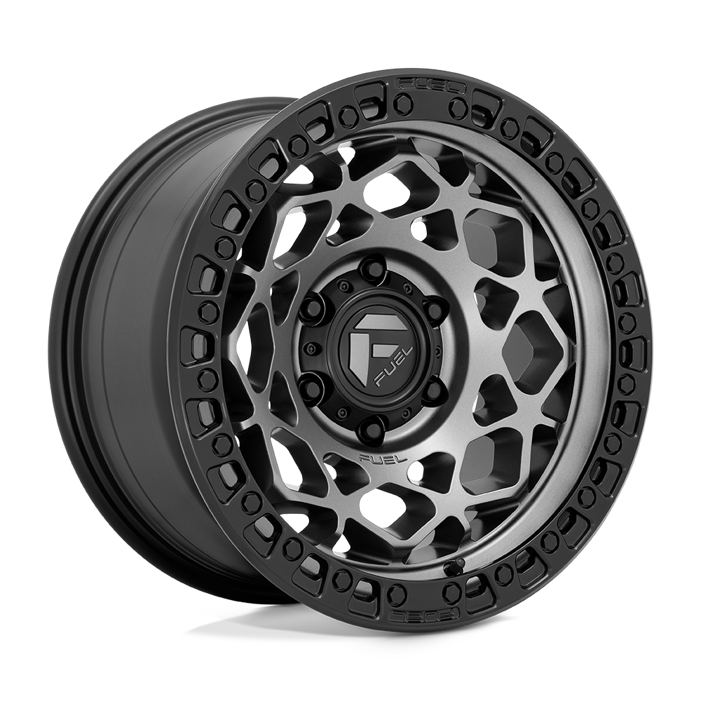 Fuel Wheels | UNIT Front View Black