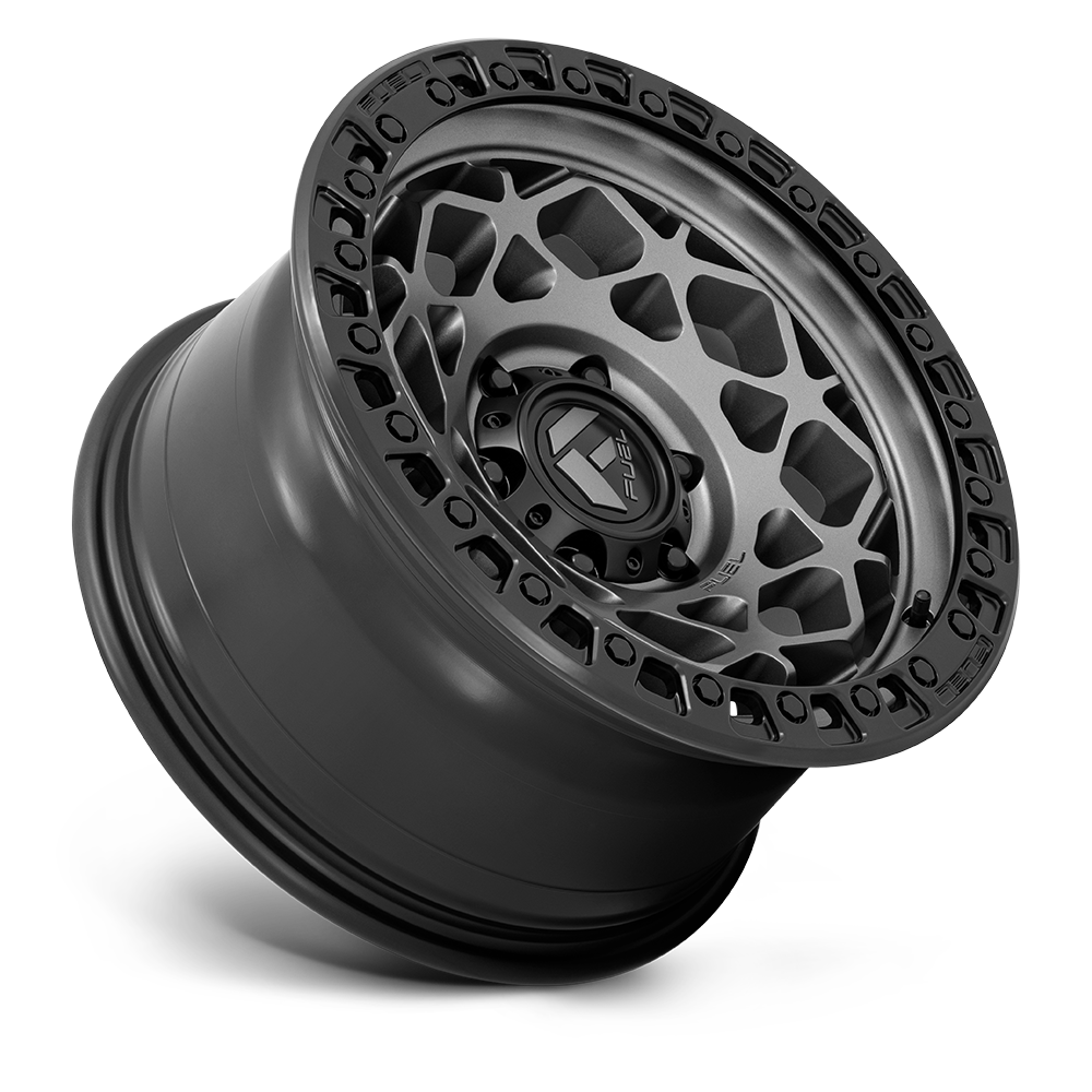 Fuel Wheels | UNIT Front View Black