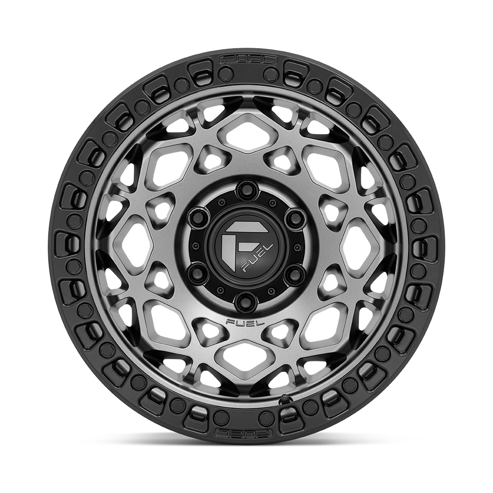 Fuel Wheels | UNIT Front View Black