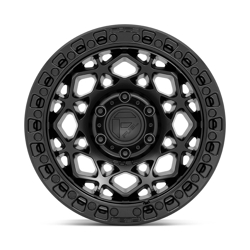 Fuel Wheels | UNIT Front View Black