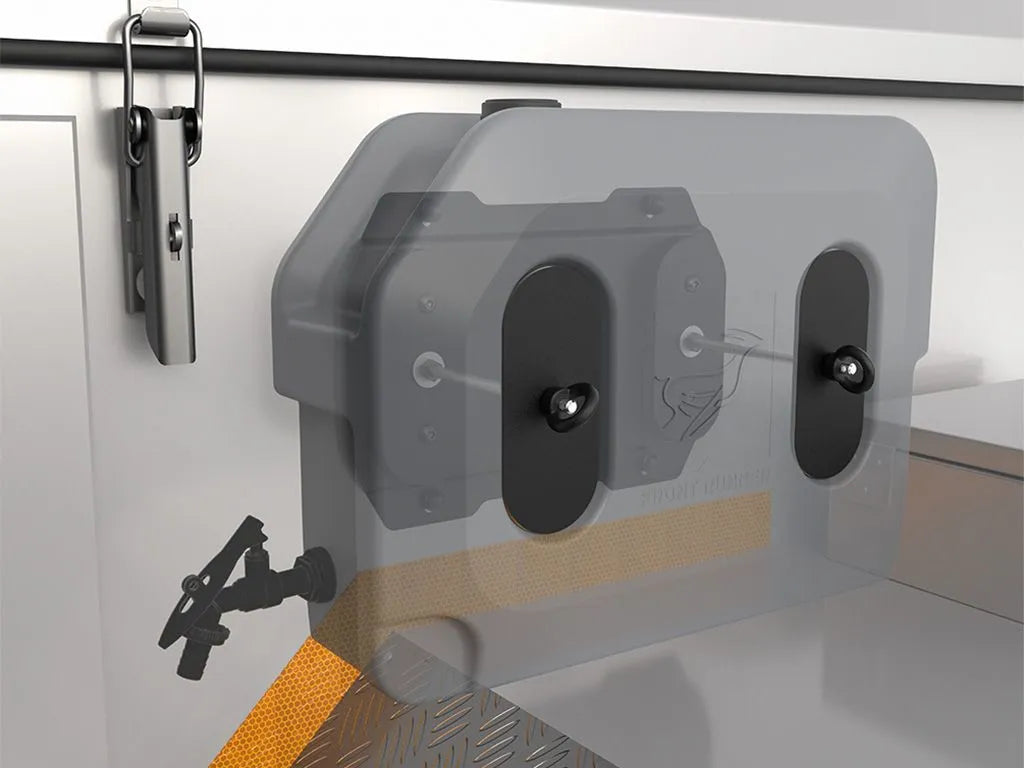 Universal Side Mount for Pro Water Tank / 20L Front View