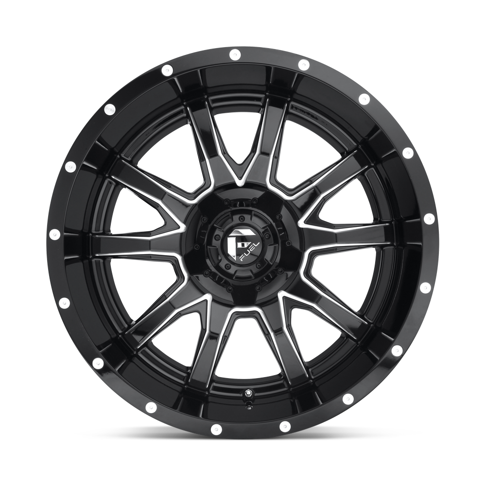 Fuel Wheels | VANDAL Front View Black