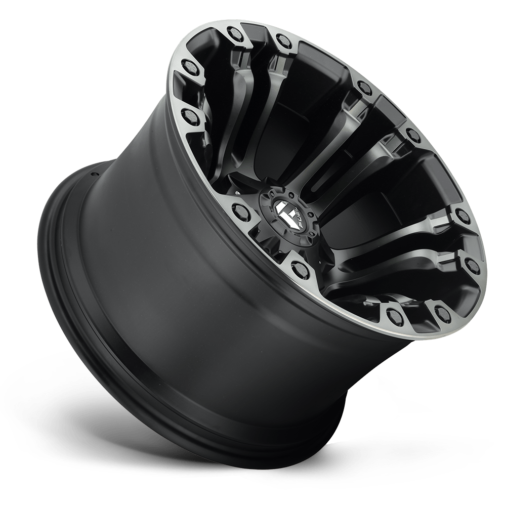 Fuel Wheels | VAPOR Front View Black