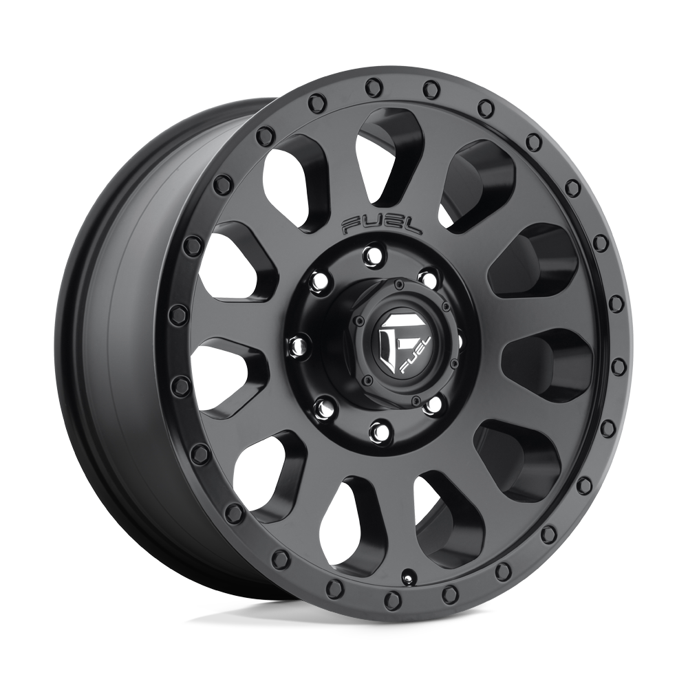 Fuel Wheels | VECTOR Front View Black