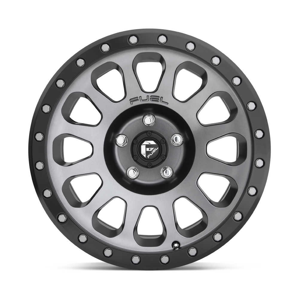 Fuel Wheels | VECTOR Front View Silver