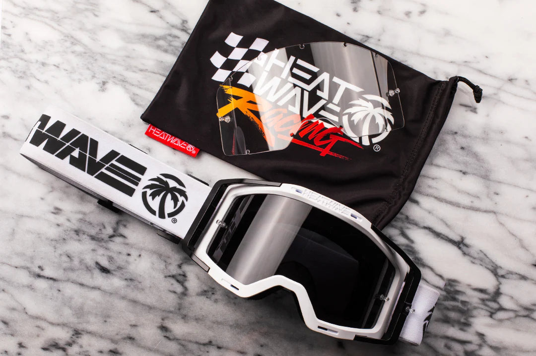 MXG-250 MOTORSPORT GOGGLE - BILLBOARD ICON WHITE