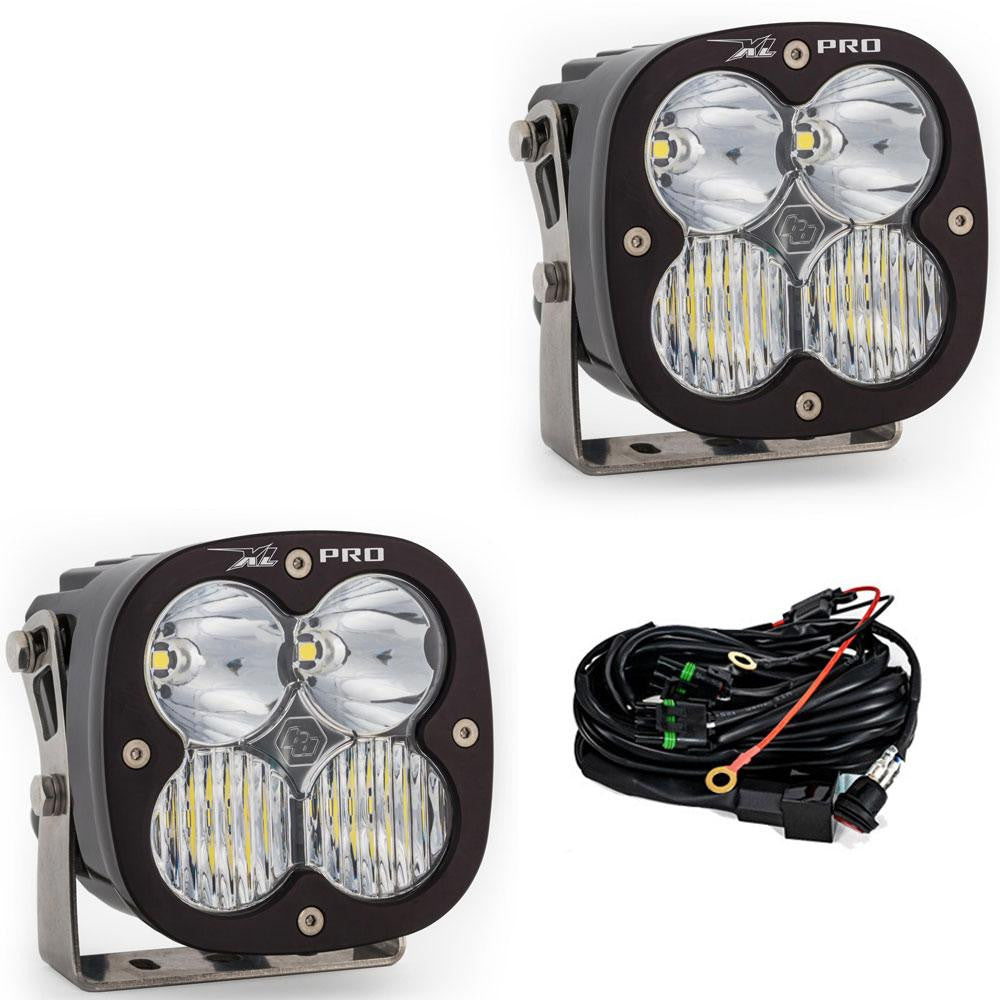 Baja Designs XL Pro LED Light Display of Included Parts 