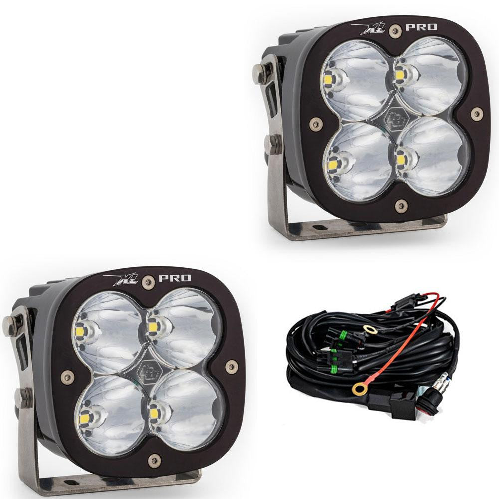 Baja Designs XL Pro LED Light Display of Included parts 