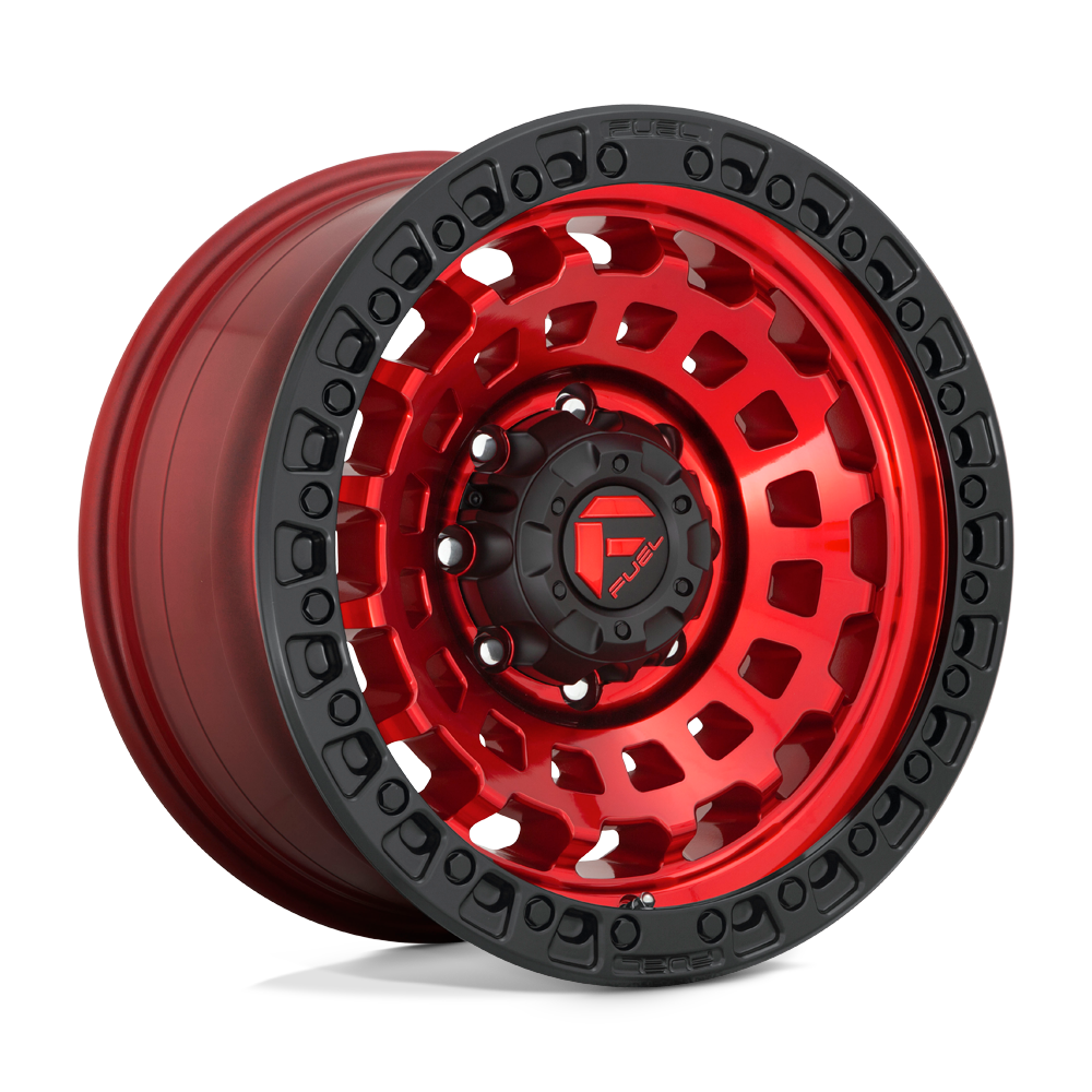 Fuel Wheels | ZEPHYR Front View Red