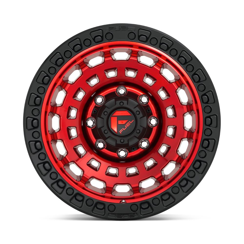 Fuel Wheels | ZEPHYR Front View Red