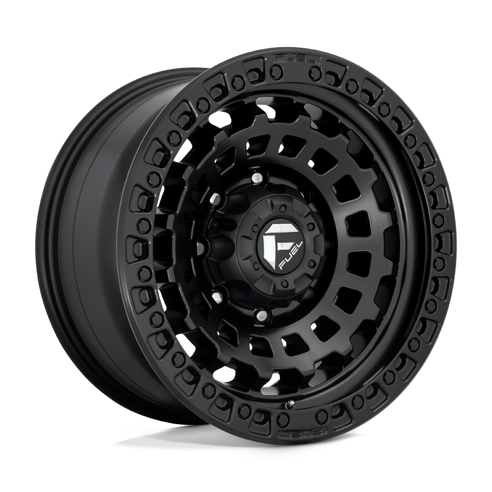Fuel Wheels | ZEPHYR Front View Black