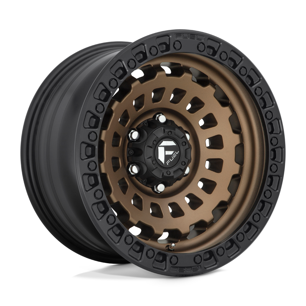 Fuel Wheels | ZEPHYR Front View Bronze
