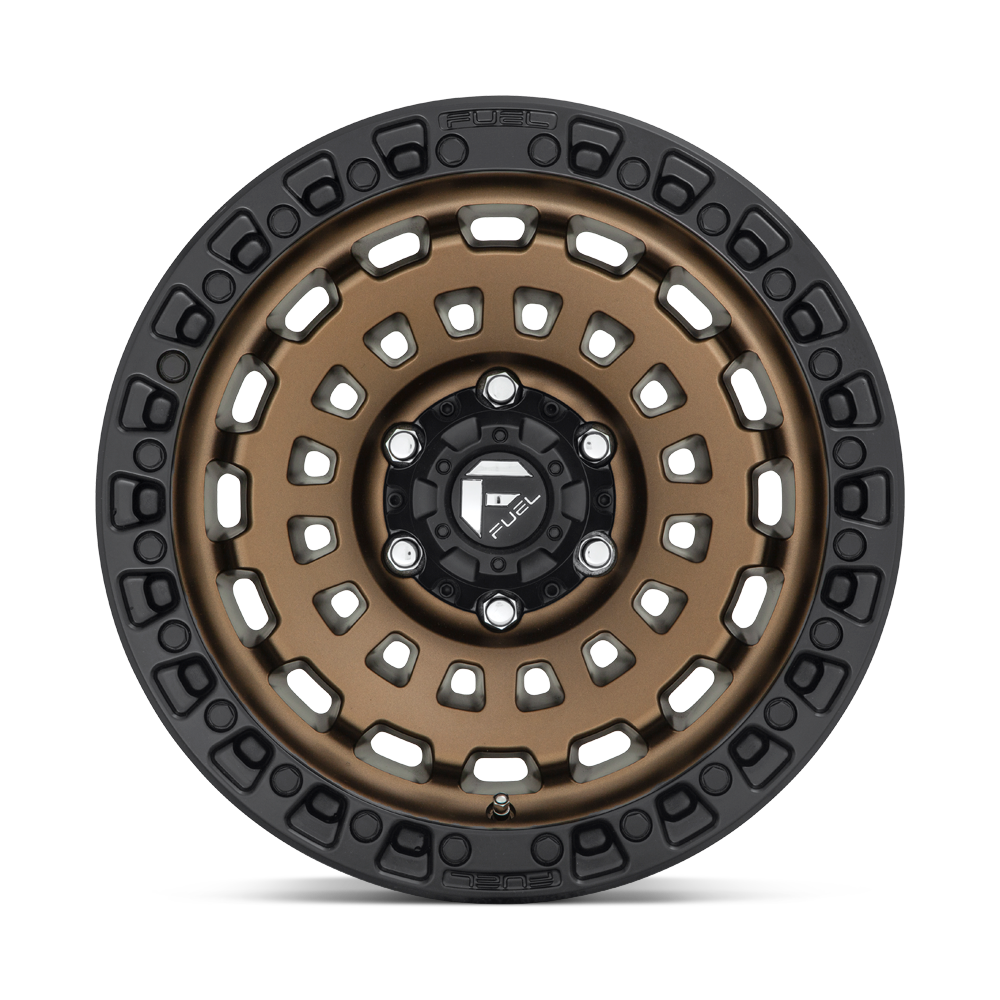Fuel Wheels | ZEPHYR Front View Bronze
