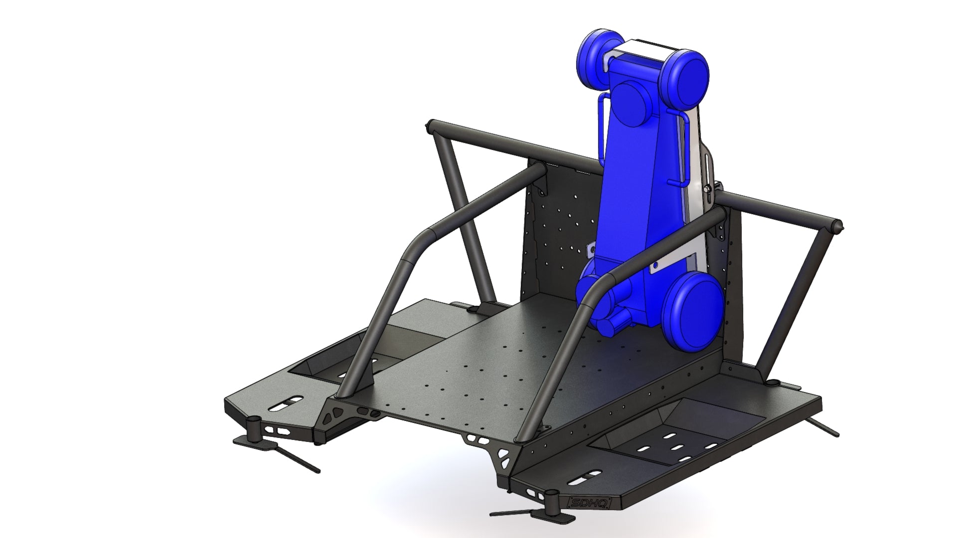 SDHQ Built In-Bed Chase Rack Vertical Pro  Jack Mounting Kit