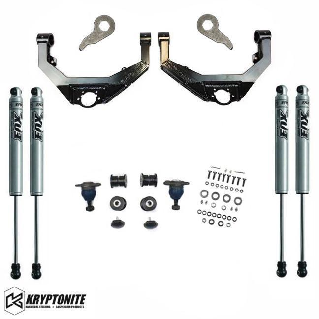 '01-10 Chevy/GMC 2500/3500HD Stage 3 Leveling Kit-Fox Shocks Suspension Kryptonite parts