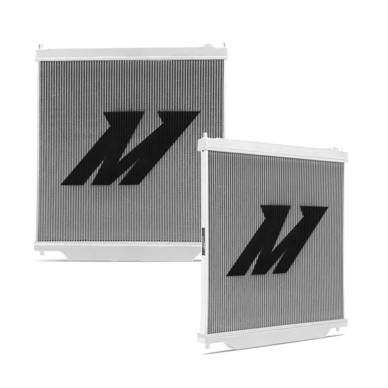 03-07 Ford 6.0L Powerstroke Aluminum Radiator Radiator Mishimoto display
