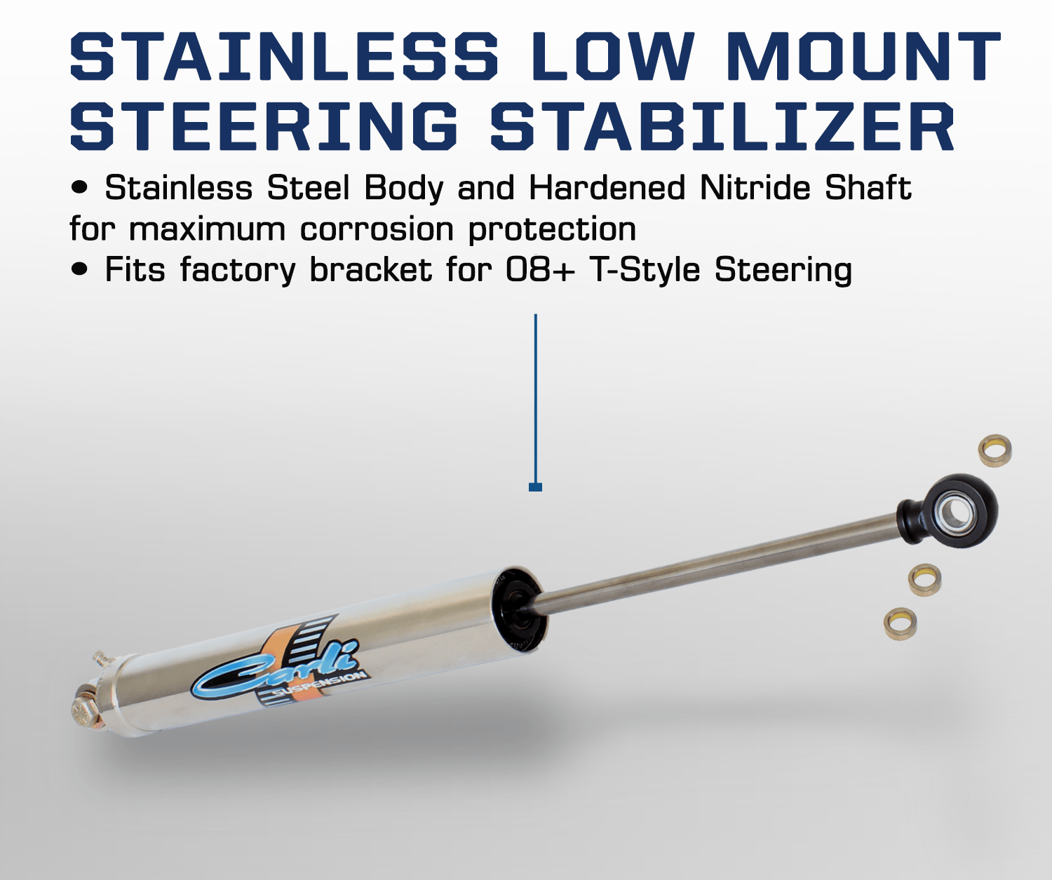 '03-12 Dodge Ram 2500/3500 Low Mount Steering Stabilizer Benefits 