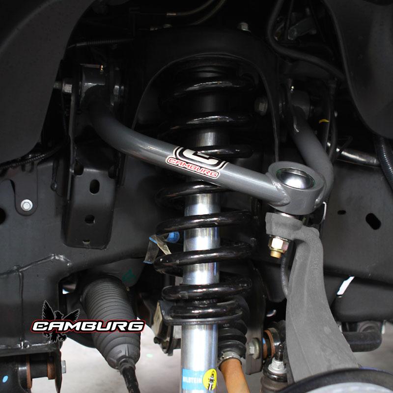 '04-08 Ford F150 Camburg 1.25" Uniball Upper Control Arms Close-up Display on Vehicle 