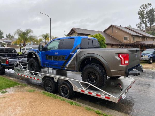 '04-14 Ford F150 Raptor Conversion Bedsides Fiberglass Fiberwerx display