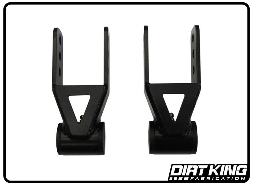 '04-15 Nissan Titan Variable Height Shackles Suspension Dirt King Fabrication display