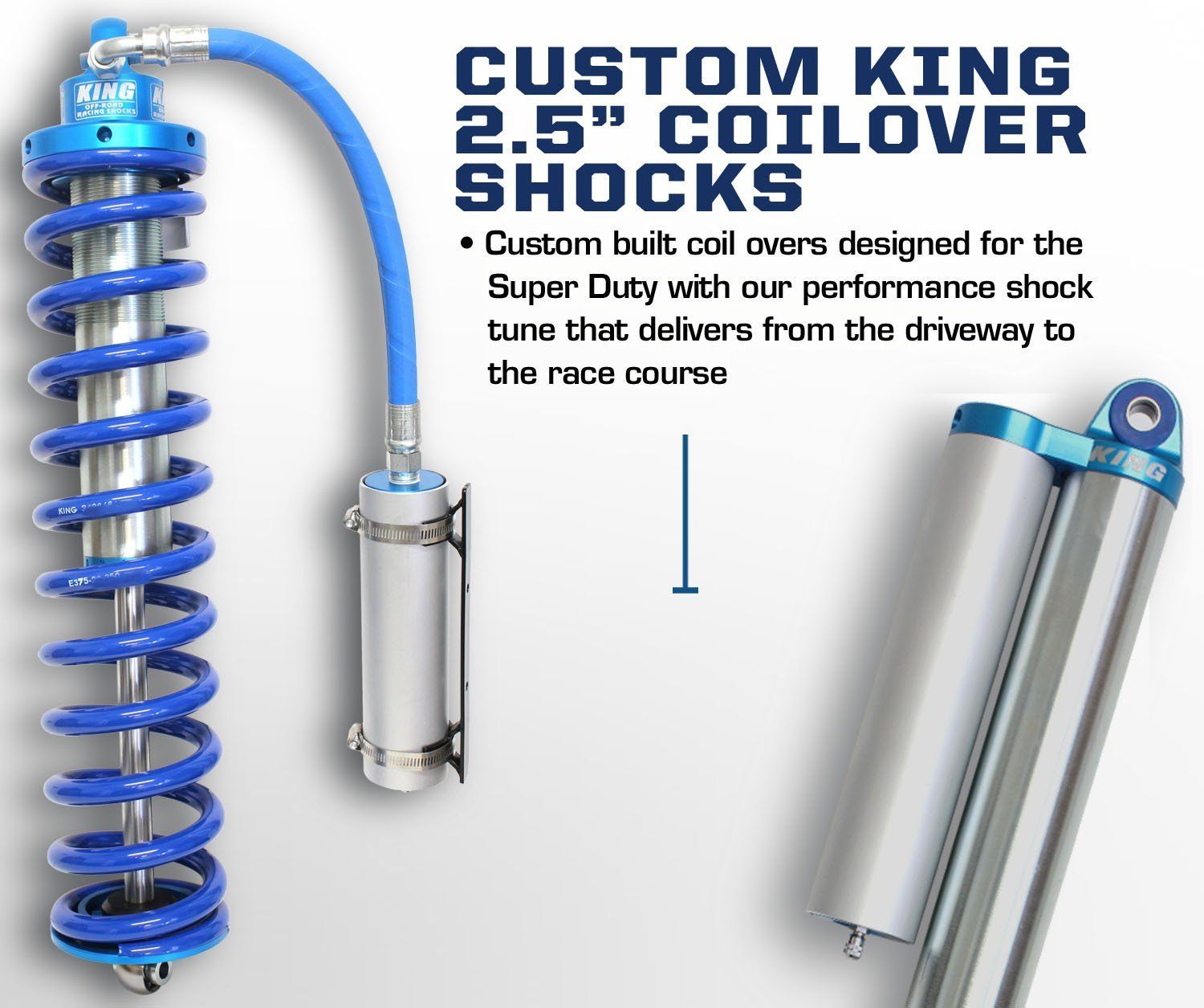 05-16 Ford F250/350 2.5 Coilover Conversion Shock Package Suspension Carli Suspension description