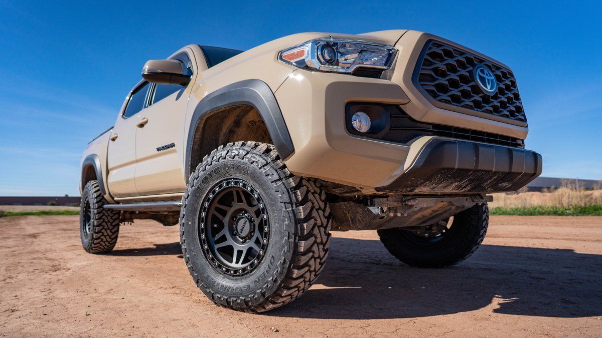 05-23 Toyota Tacoma Suspension System Icon Vehicle Dynamics Billet Delta Joint UCA display