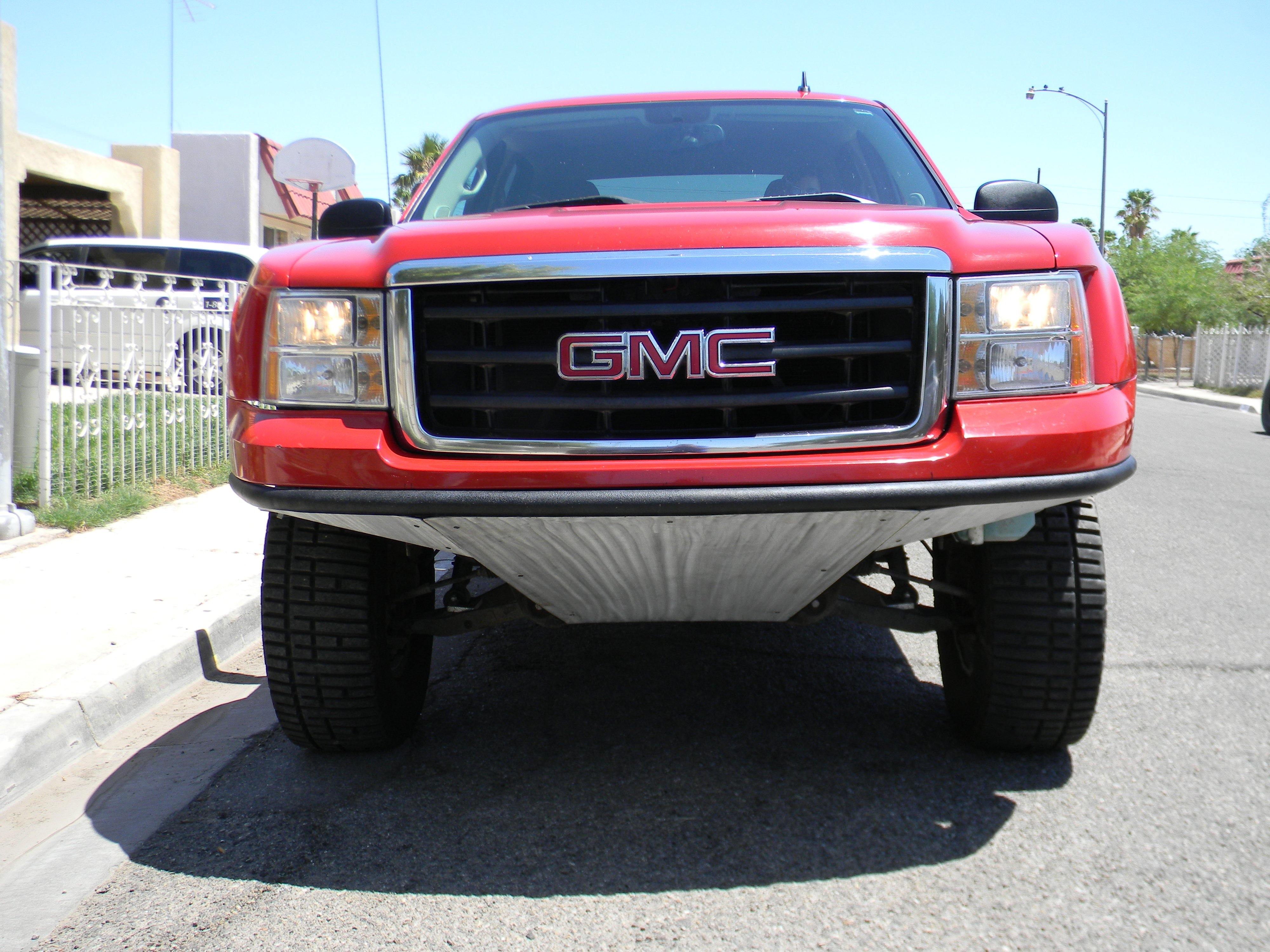 '07-13 GMC Sierra Fenders Fiberglass Fiberwerx (front view)