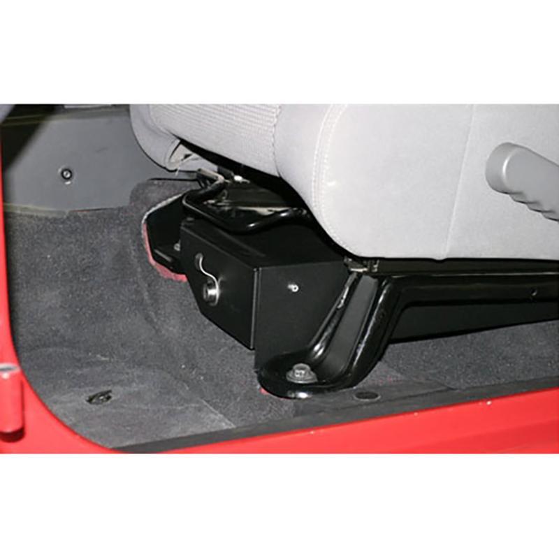 '07-17 Jeep JK Conceal Carry Driver's Side Security Drawer Tuffy Security Products display