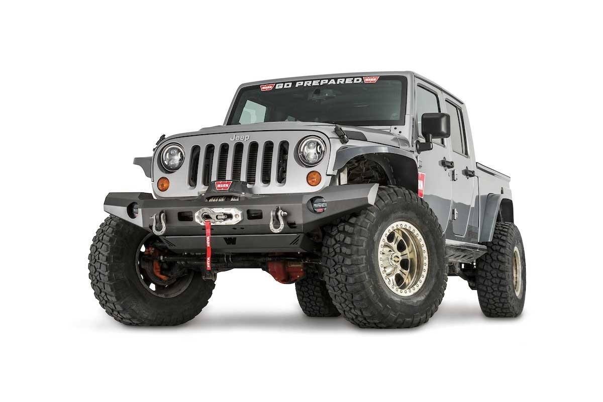 07-17 Jeep JK Elite Series Full Width Bumper Warn Industries display