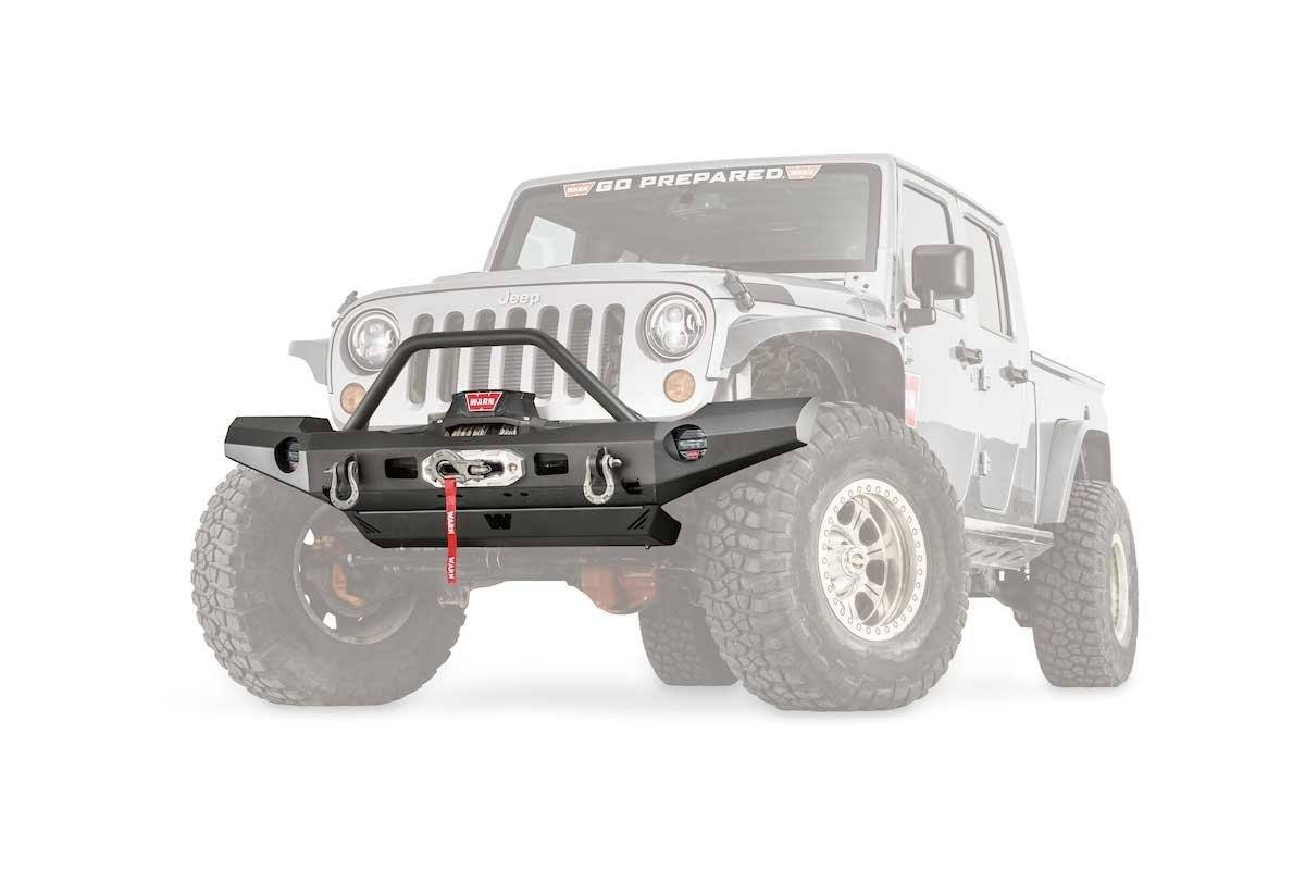 07-17 Jeep JK Elite Series Full Width Bumper Warn Industries display