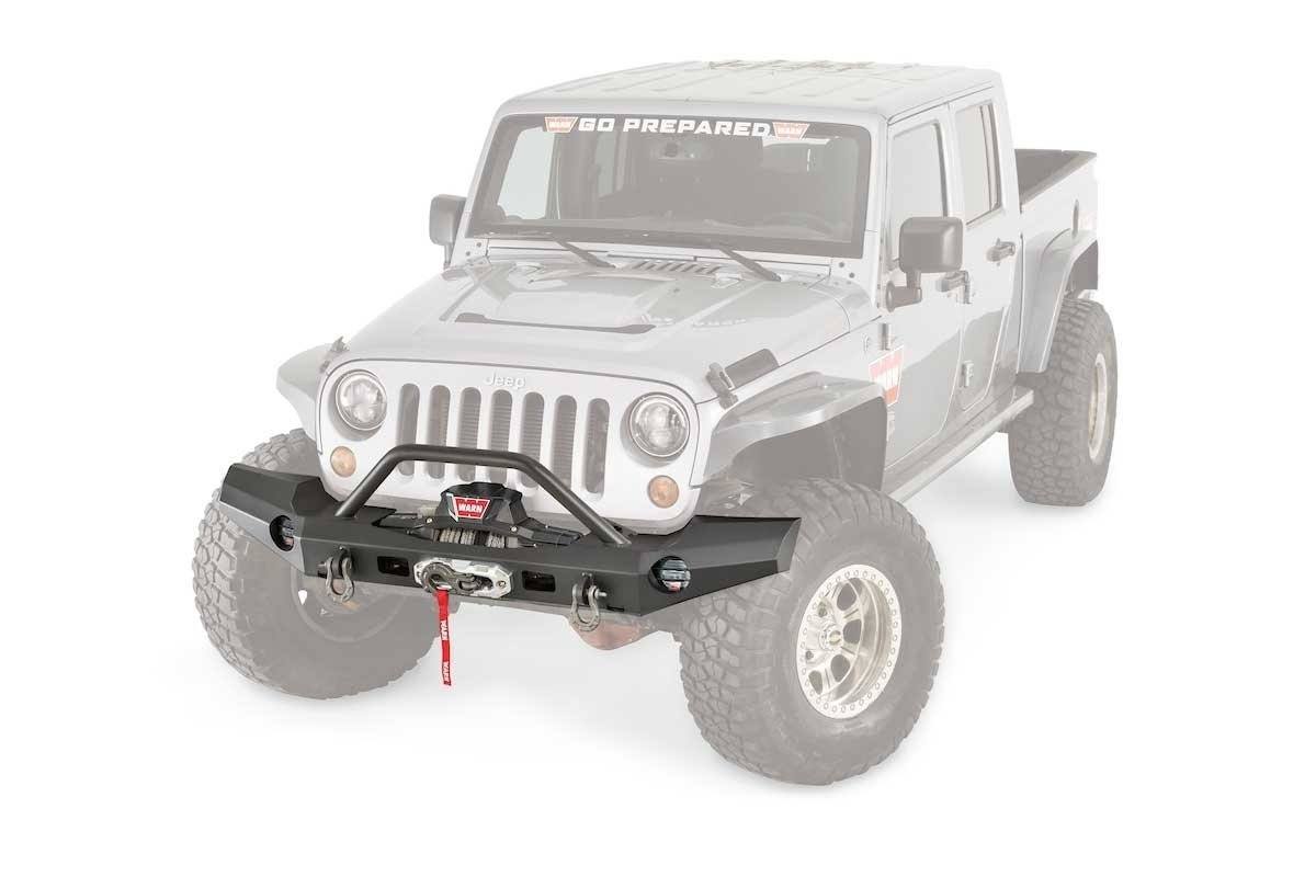 07-17 Jeep JK Elite Series Full Width Bumper Warn Industries display