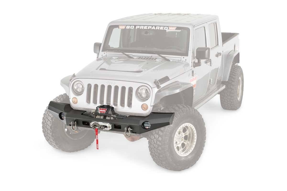 07-17 Jeep JK Elite Series Full Width Bumper Warn Industries display