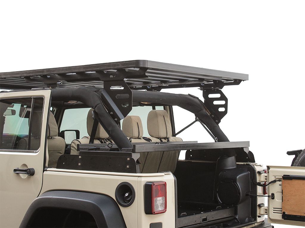 '07-17 Jeep Wrangler JKU 4-Door Interior Cargo Storage Rack Roof Racks Front Runner display