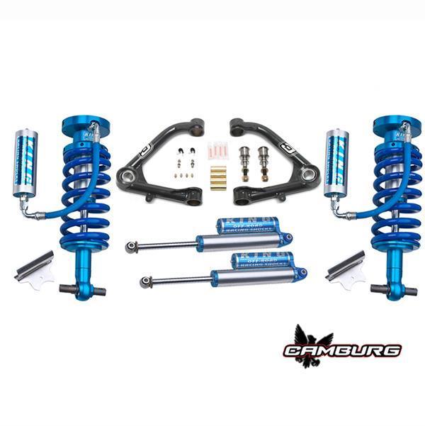 '07-18 Chevy/GM 1500 2wd/4wd Camburg KING 2.5 Performance Kit Display of included Parts 