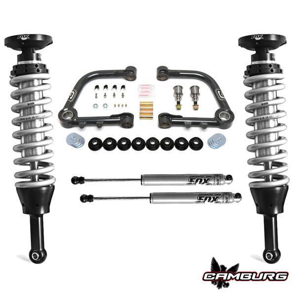 '07-21 Toyota Tundra Camburg FOX 2.5 Performance Kit Display of Included Parts 