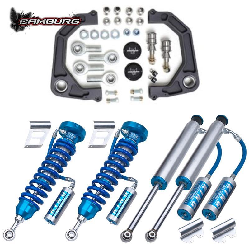 '07-21 Toyota Tundra 2wd/4wd King 2.5 Performance Kit Suspension Camburg Engineering KINETIK Billet Uniball UCA parts