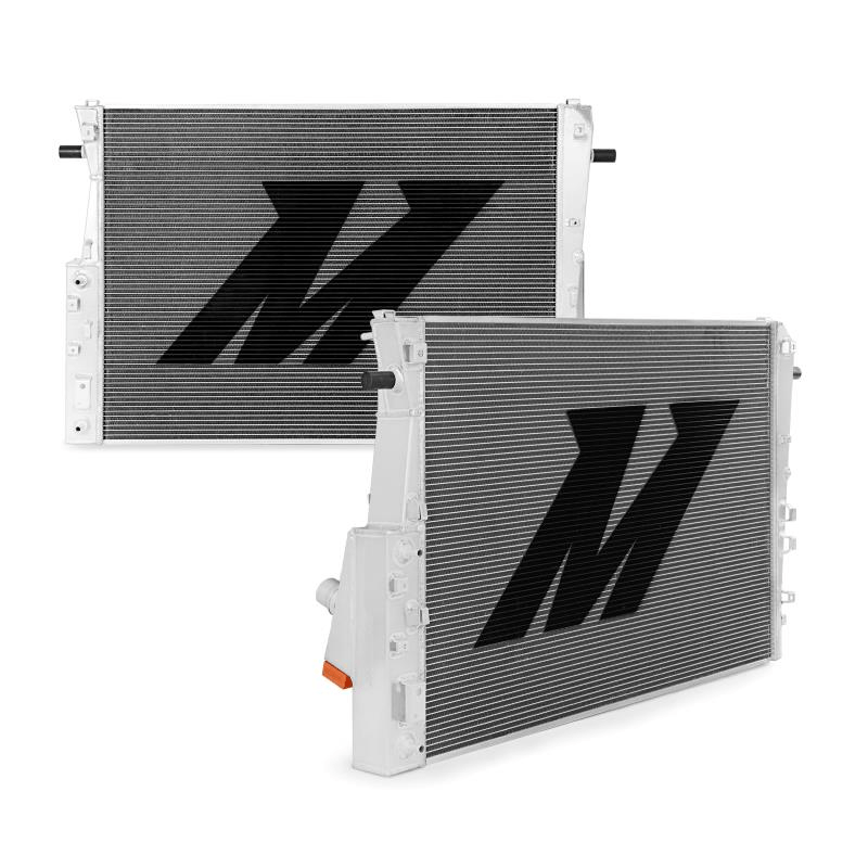 08-10 Ford 6.4L Powerstroke Aluminum Radiator Performance Products Mishimoto display