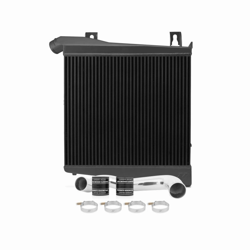 08-10 Ford 6.4L Powerstroke Intercooler Kit Performance Products Mishimoto Black parts