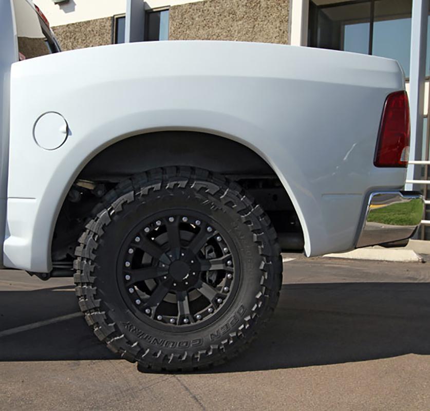 '09-18 Dodge Ram Bedsides - Short Bed - TT Style Fiberglass Fiberwerx  (side view)