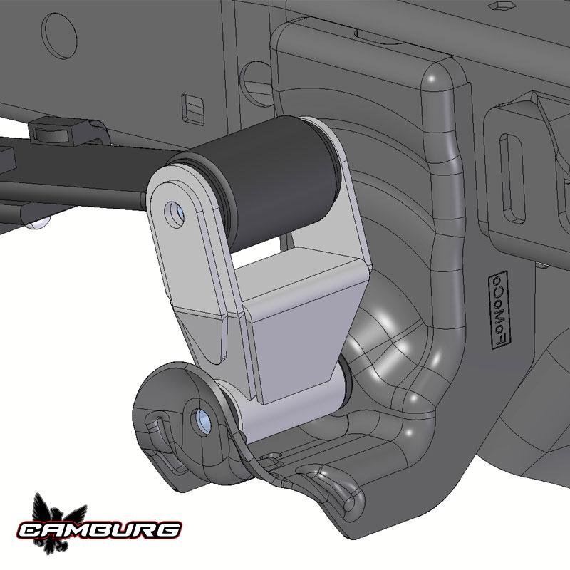 '04-14 Ford F150 Camburg Mig Welded Rear Shackles Design 