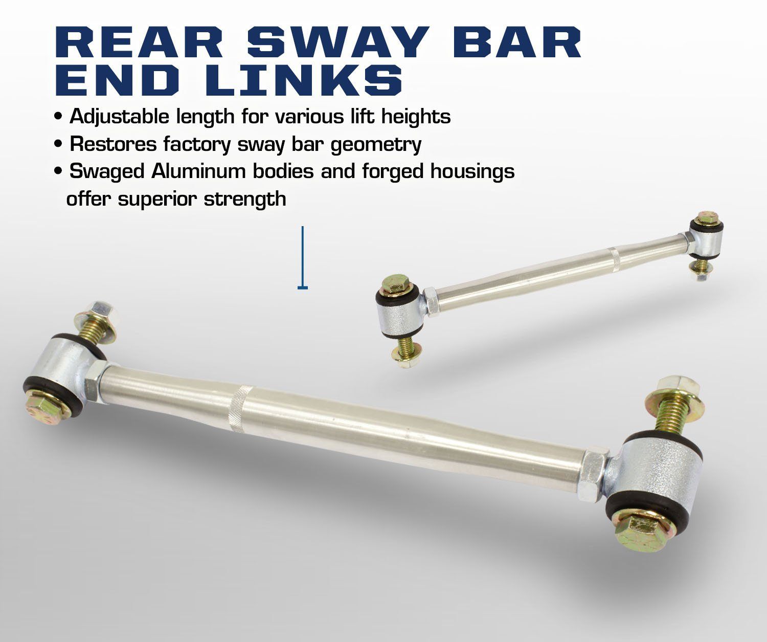 '19-24 Ram 1500 Rear Extended Sway Bar End Links Display and Benefits 