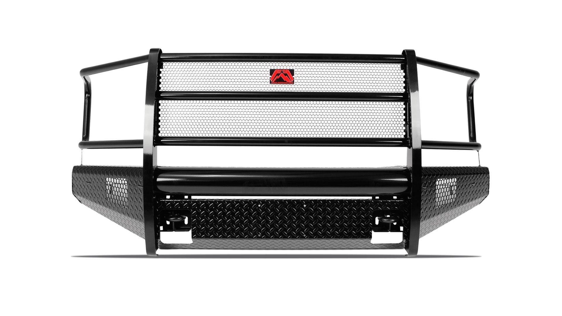 '09-18 Ram 1500 Black Steel Series Front Bumper Fab Fours (front view)